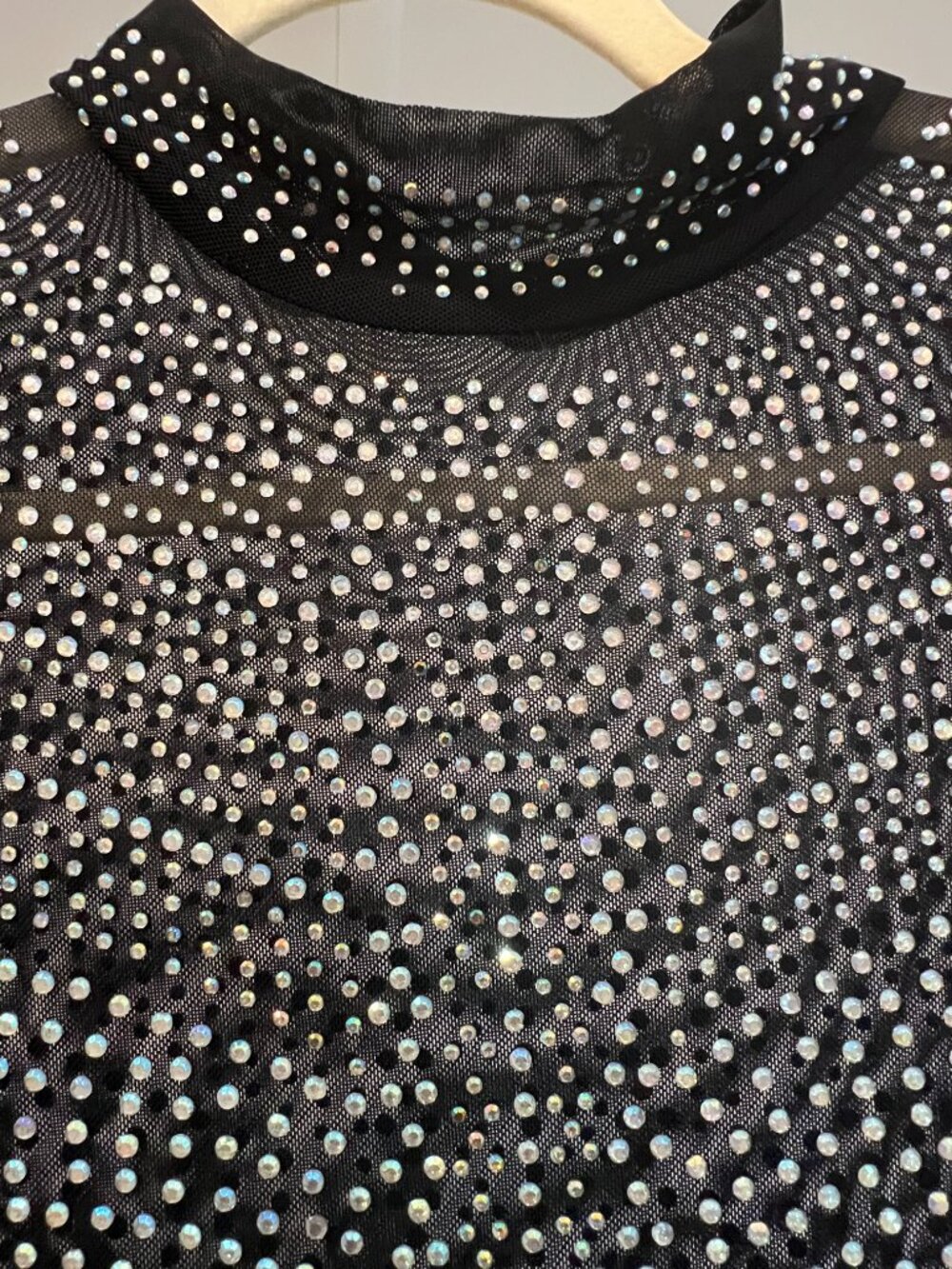 LNWT Rhinestone bodysuit - Picture 3 of 6